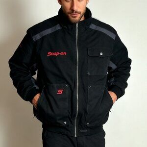Snap-on Black & Gray Performance Work Jacket - Size XL | Very Good Condition |